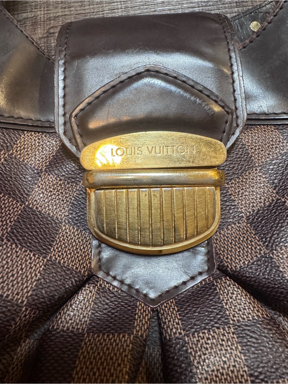 Louis Vuitton Damier Ebene Sistina GM shoulder bag - Picture 3 of 16